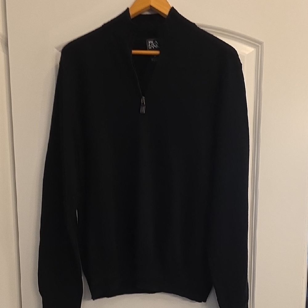 Jos. A. Bank Men's Black Half-Zip Sweater